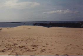 Vues sur le Bassin depuis le haut de la Dune du Pilat